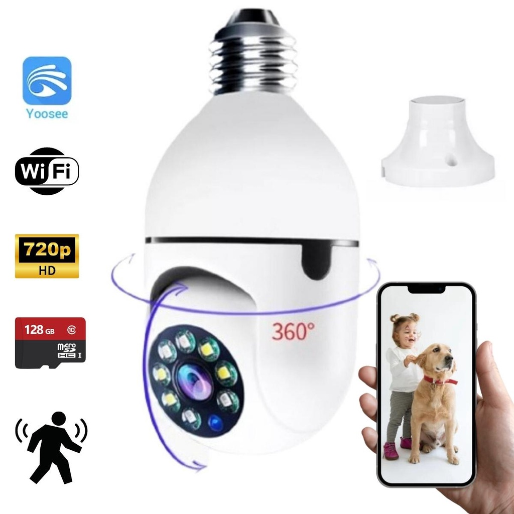 CÁMARA BOMBILLO ROBÓTICA APP V380